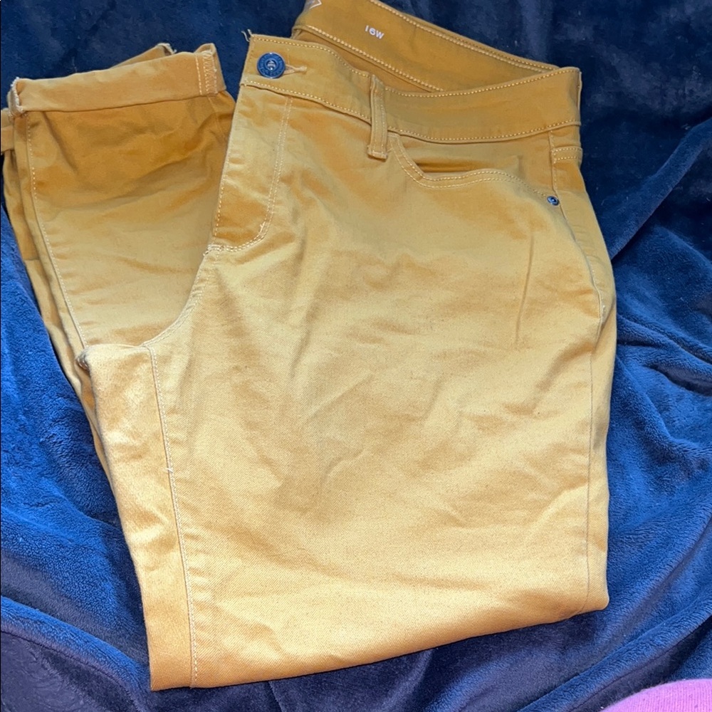 Mustard Yellow Pants Size 16